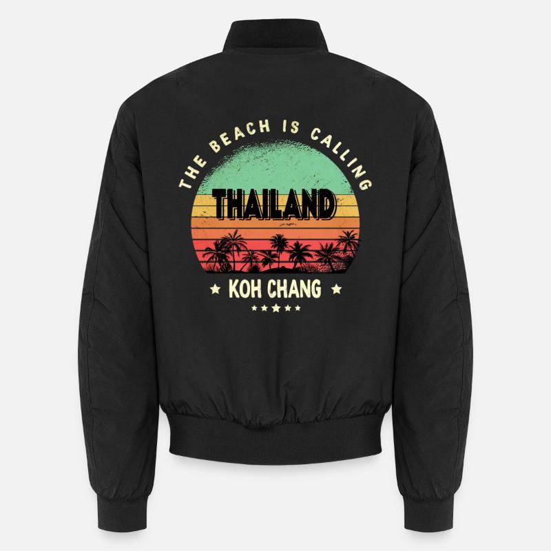 Koh Chang Thailand - Unisex Bomber Jacket - black