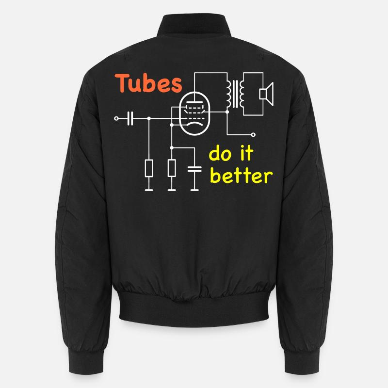 Vacuum Tubes do it better - Unisex Bomberjacke - Schwarz