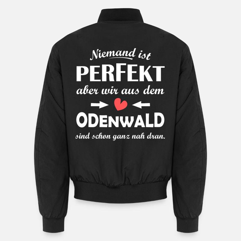 Odenwald - Unisex Bomberjacke - Schwarz