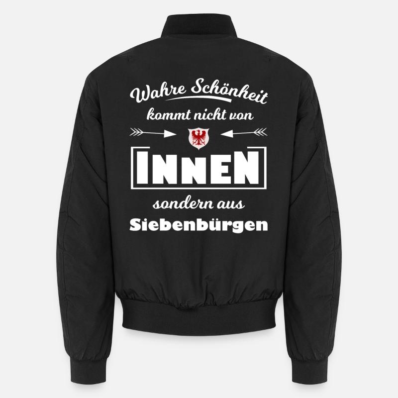 Siebenbürgen - Unisex Bomberjacke - Schwarz