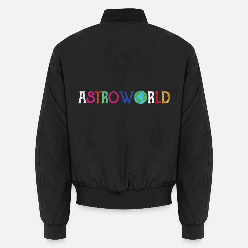 Astroworld Save The Earth Environment - Unisex Bomber Jacket - black