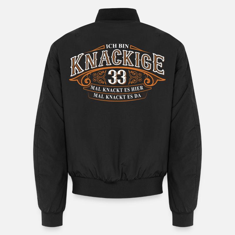 33. Geburtstag Lustiger Spruch Unisex Bomberjacke