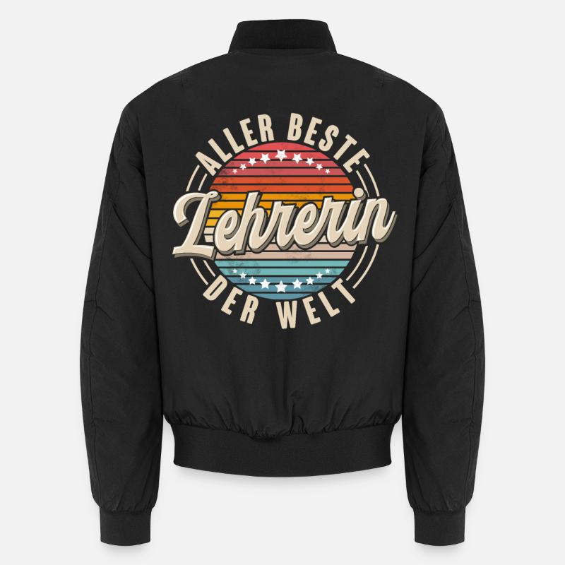 Lehrerin - Unisex Bomberjacke - Schwarz