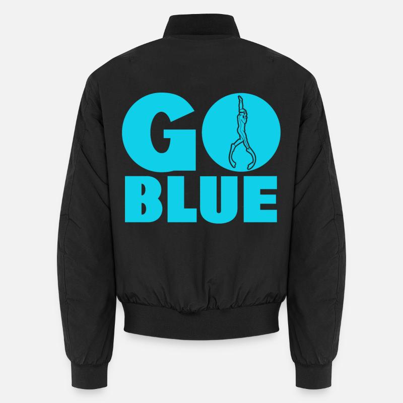 Go Blue - Apnée Apnée Bomber unisexe