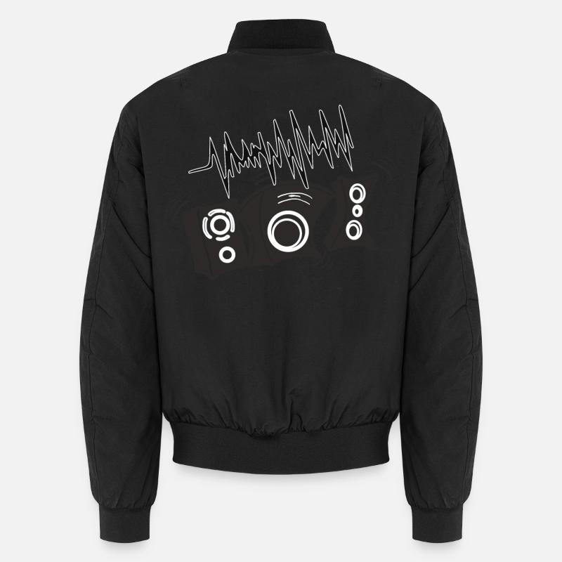 Jukeboxes, Disco, Basses - Unisex Bomber Jacket - black