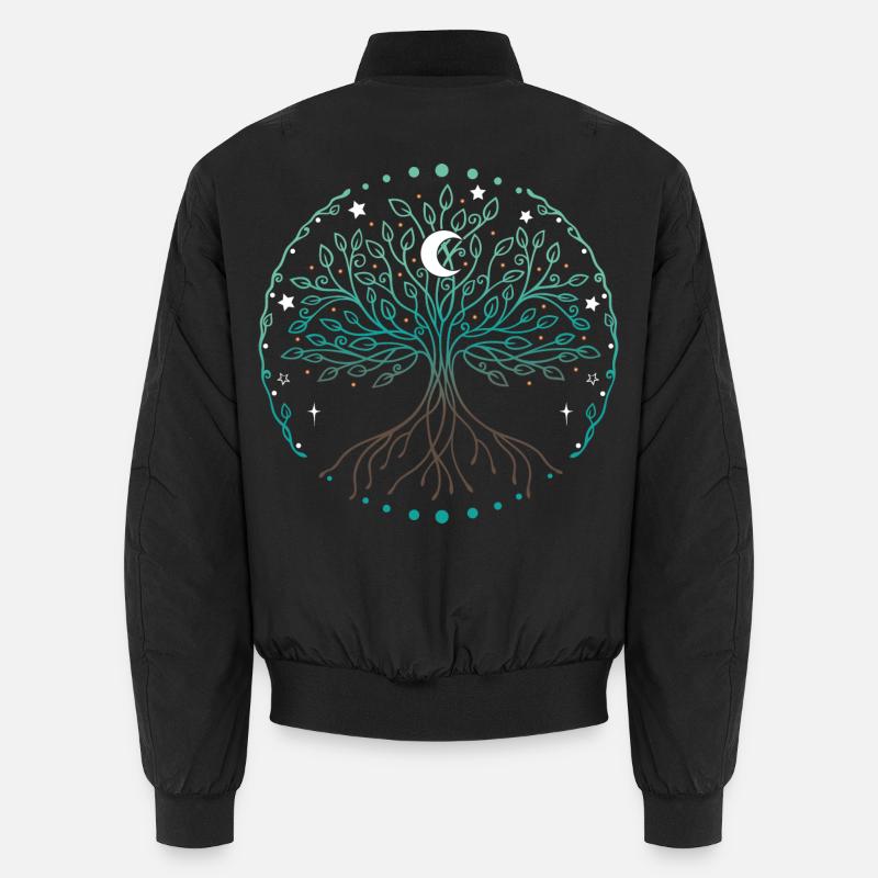 Yggdrasil Weltenesche Lebensbaum Unisex Bomberjacke