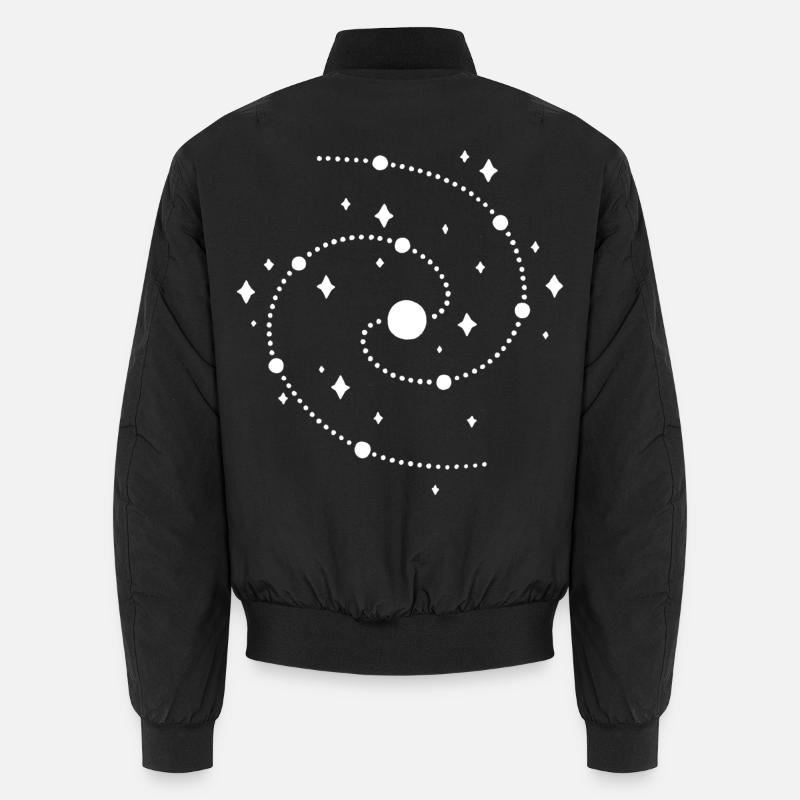 étrange galaxie Bomber unisexe
