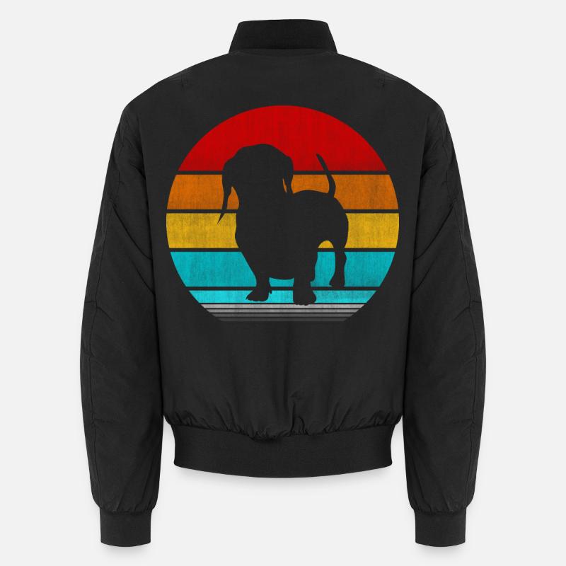 Dackel Unisex Bomberjacke