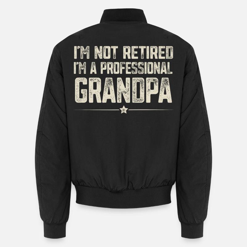 Opa - Unisex Bomberjacke - Schwarz