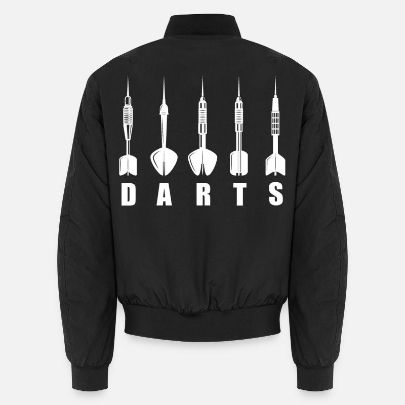 Logo de Dart Darts Darts - Bomber unisexe - noir