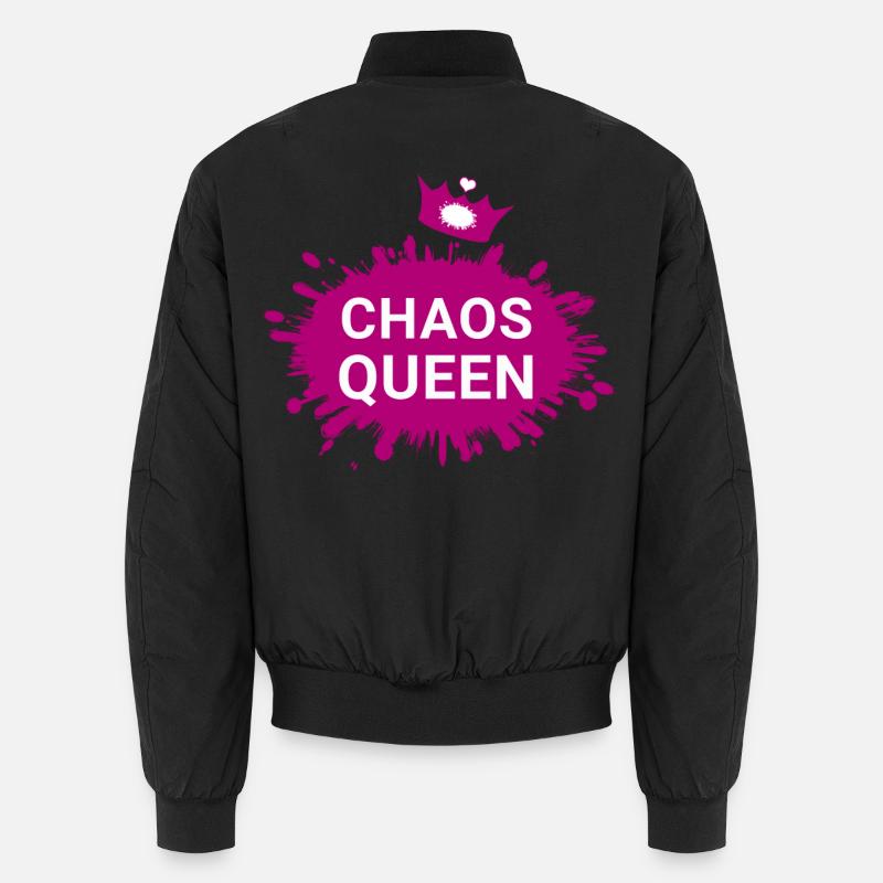 Chaos Queen Krone Unisex Bomberjacke