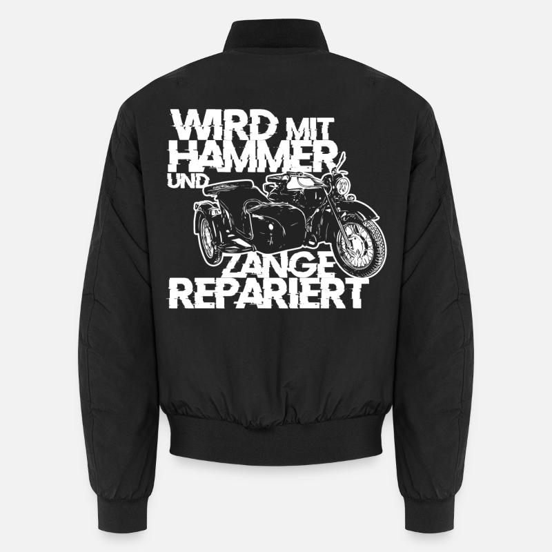 Ural M72 - Wird mit Hammer und Zange repariert Unisex Bomberjacke