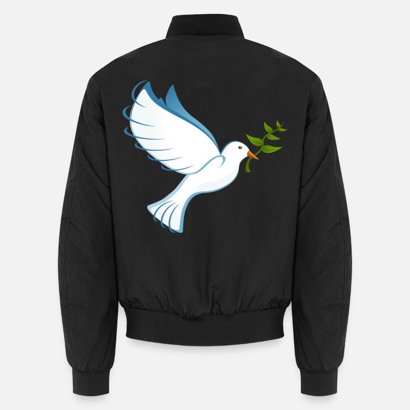 Colombe de la Paix Bomber unisexe