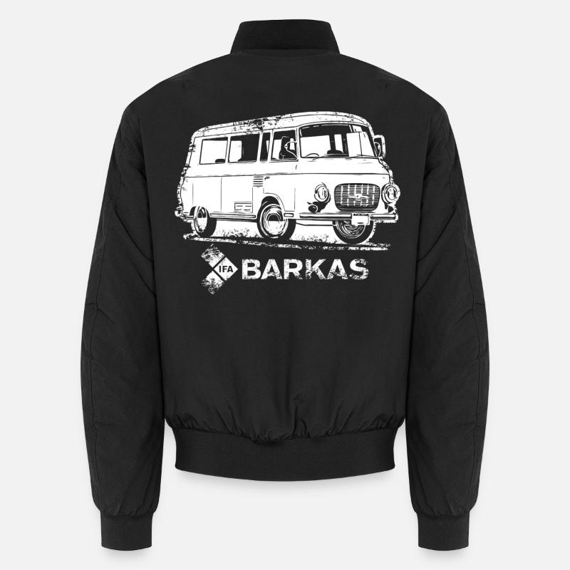 Barkas B1000 white Unisex Bomber Jacket