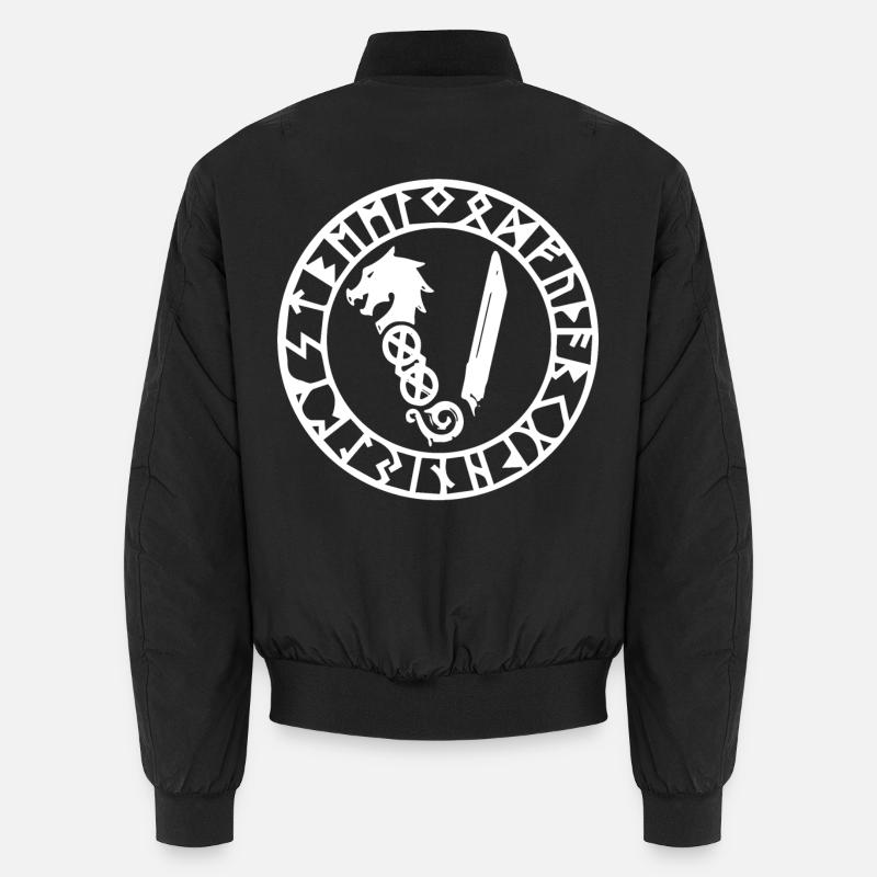 Symbol Der Wikinger Unisex Bomberjacke