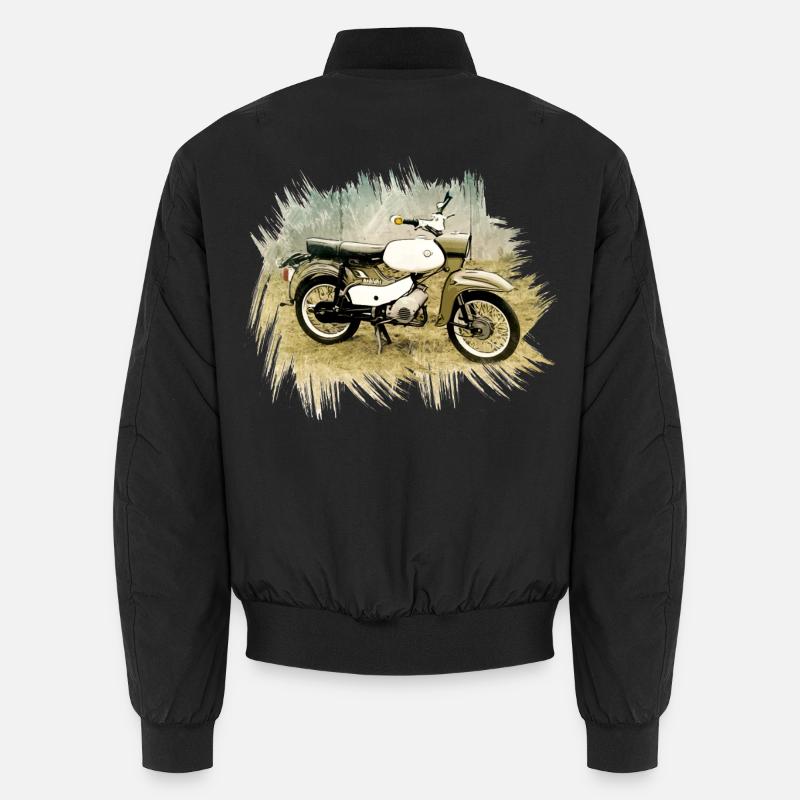 Simson SR 4/4 Habicht - Unisex Bomberjacke - Schwarz