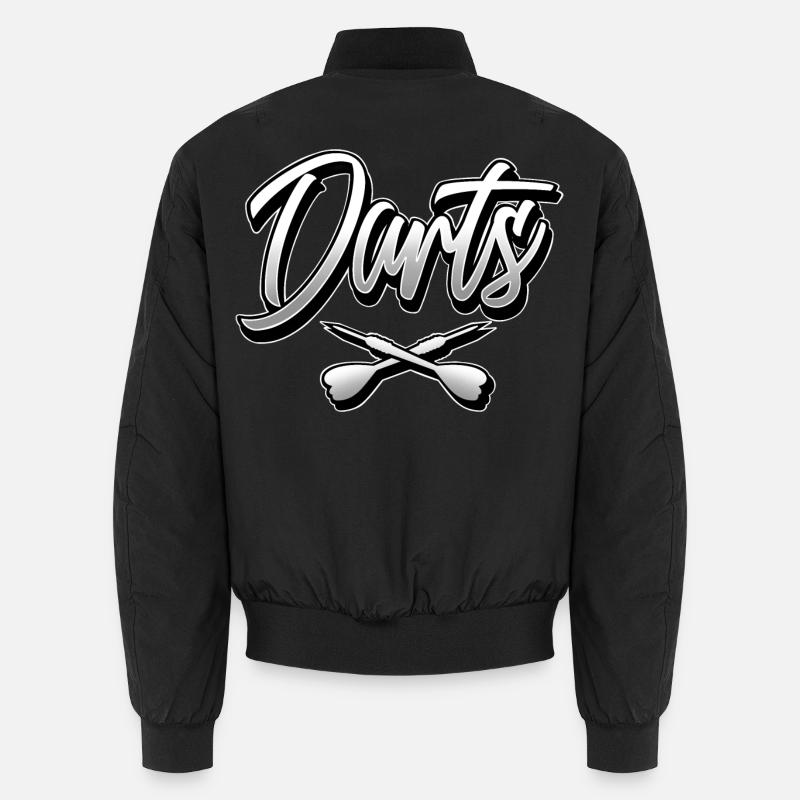 Darts - Unisex Bomberjacke - Schwarz