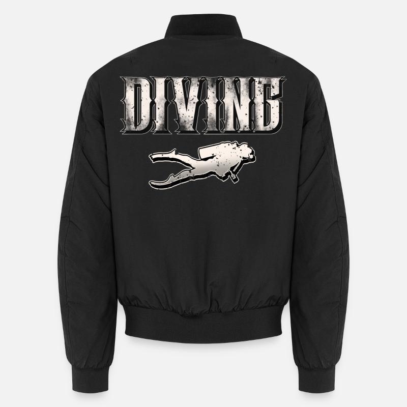 Diving Divers Unisex Bomber Jacket