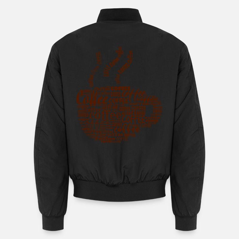 Kaffeetasse Kaffee Kaffeetrinker Kaffeeliebhaber Unisex Bomberjacke