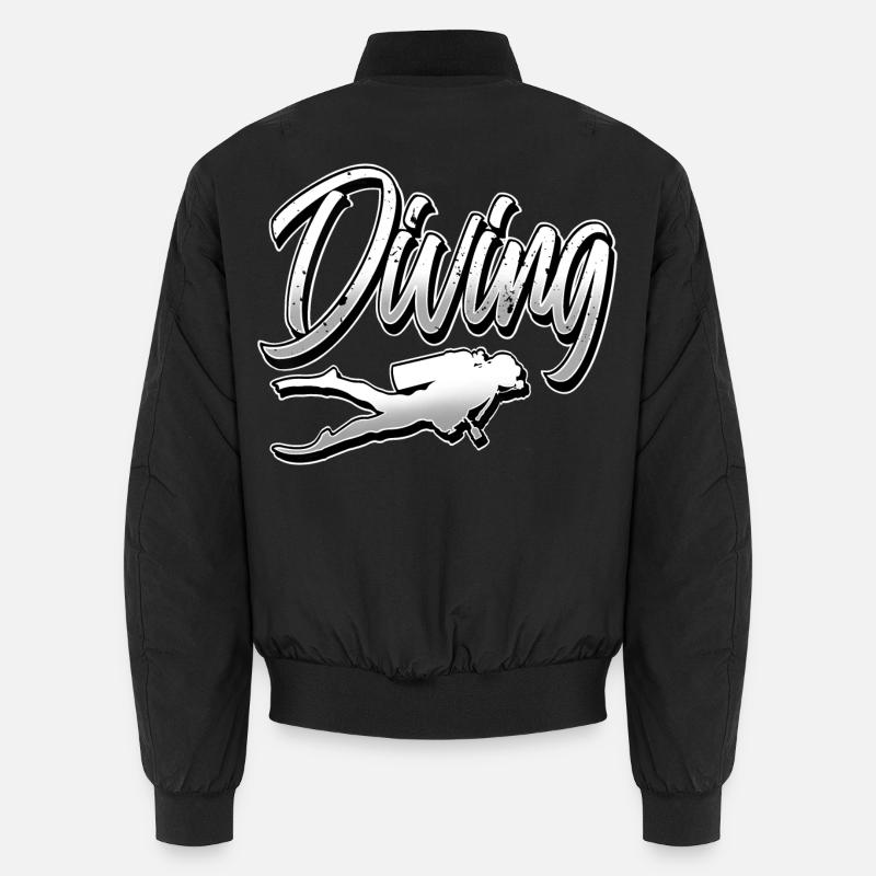 Diving Divers Unisex Bomber Jacket