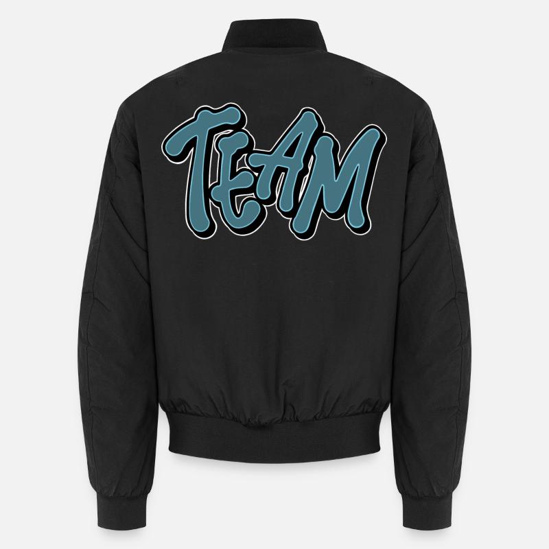 Team - Unisex Bomberjacke - Schwarz