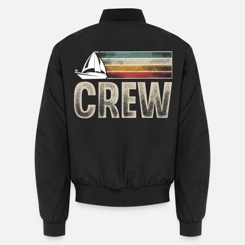 Sailing Sailor Sailboat Crew Unisex Bomber Jacket