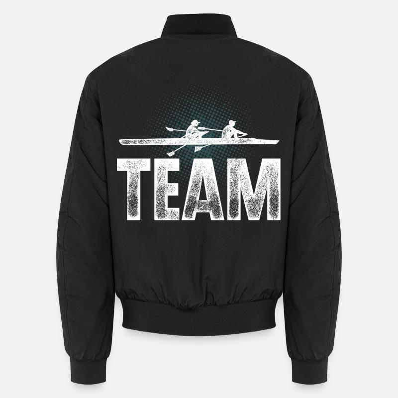 Rowing Rower Rowing Boat Team Unisex Bomber Jacket