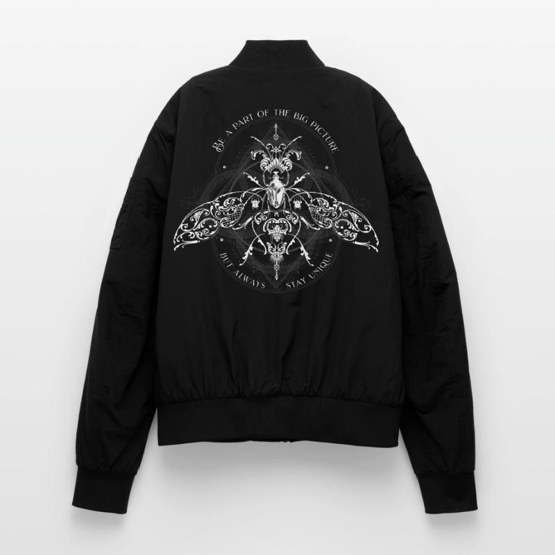Insect Pattern Modèle d’insecte Psychédélique Bug Pattern Bomber unisexe