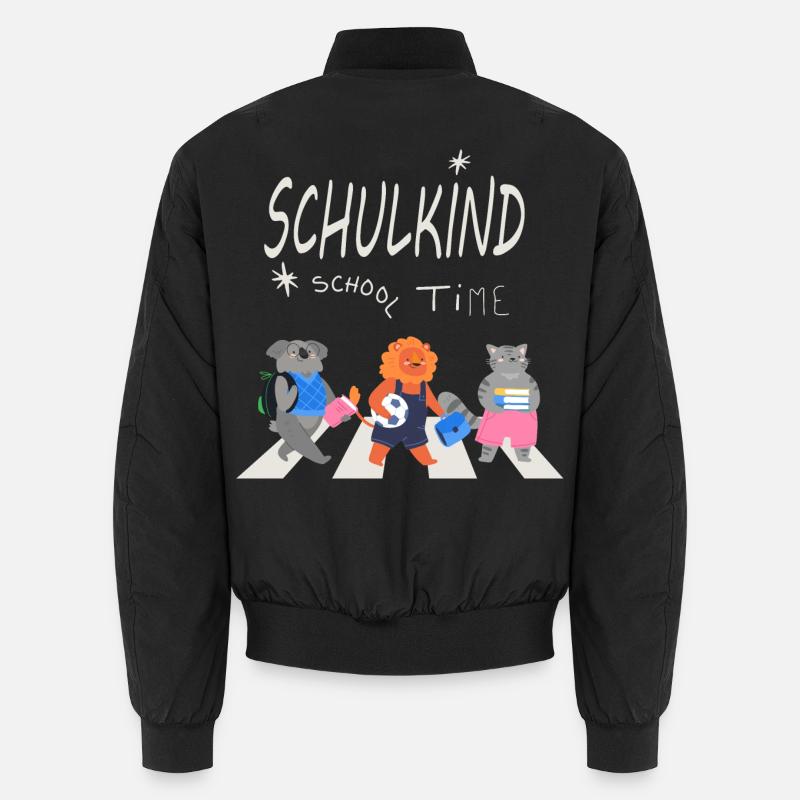 Back to school - Unisex Bomber Jacket - black