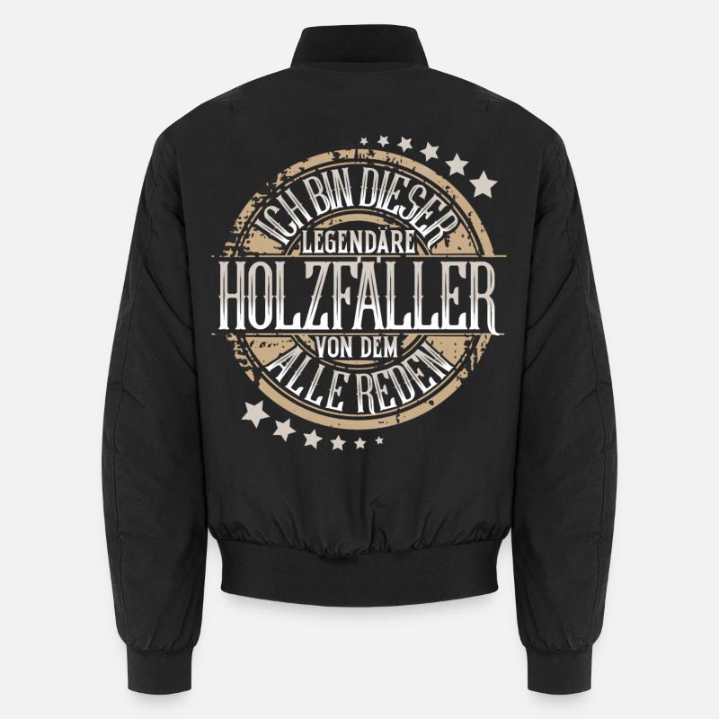 Holzfäller Unisex Bomberjacke