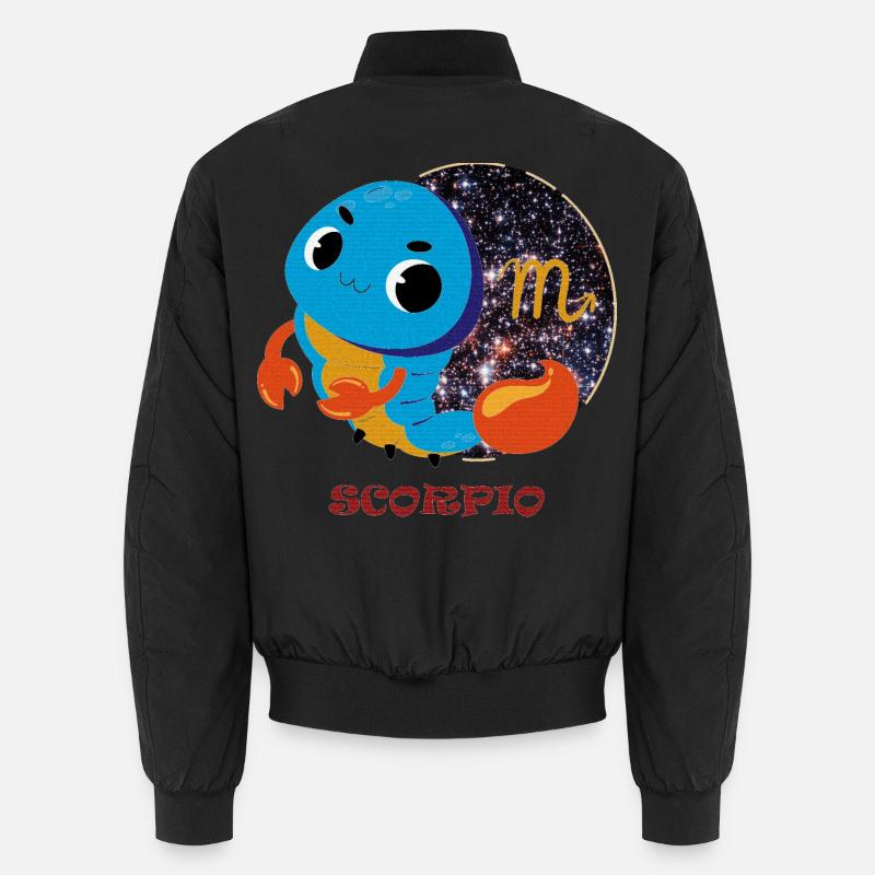 Sternzeichen Skorpion Unisex Bomberjacke