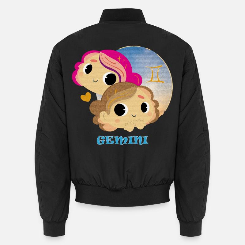 Signe du zodiaque Gémeaux Bomber unisexe