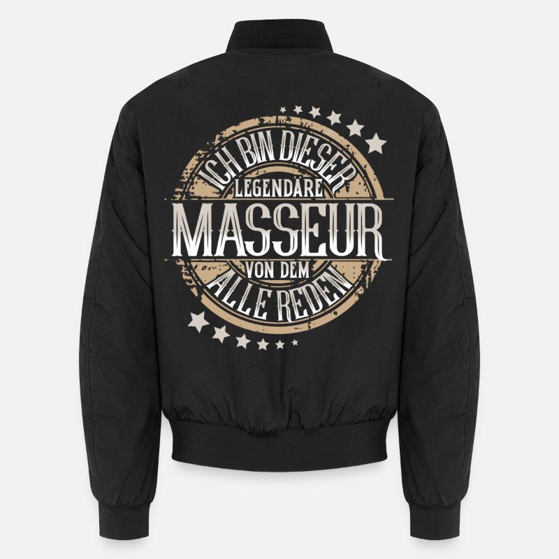 Masseur - Unisex Bomberjacke - Schwarz