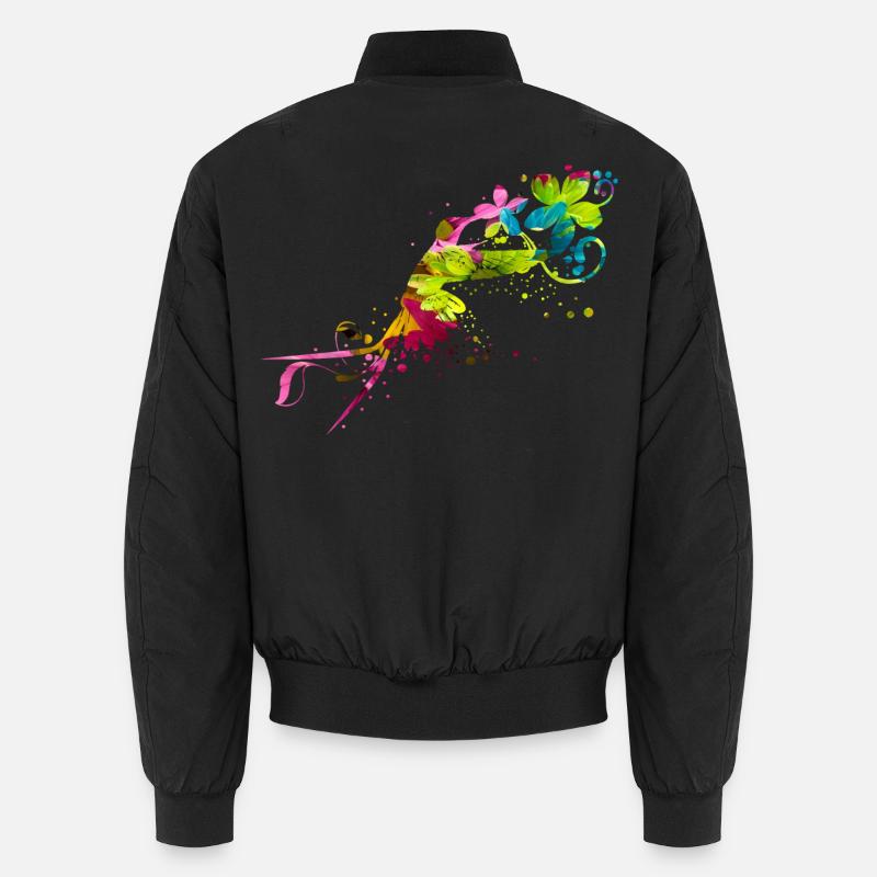 colobri - Unisex Bomber Jacket - black