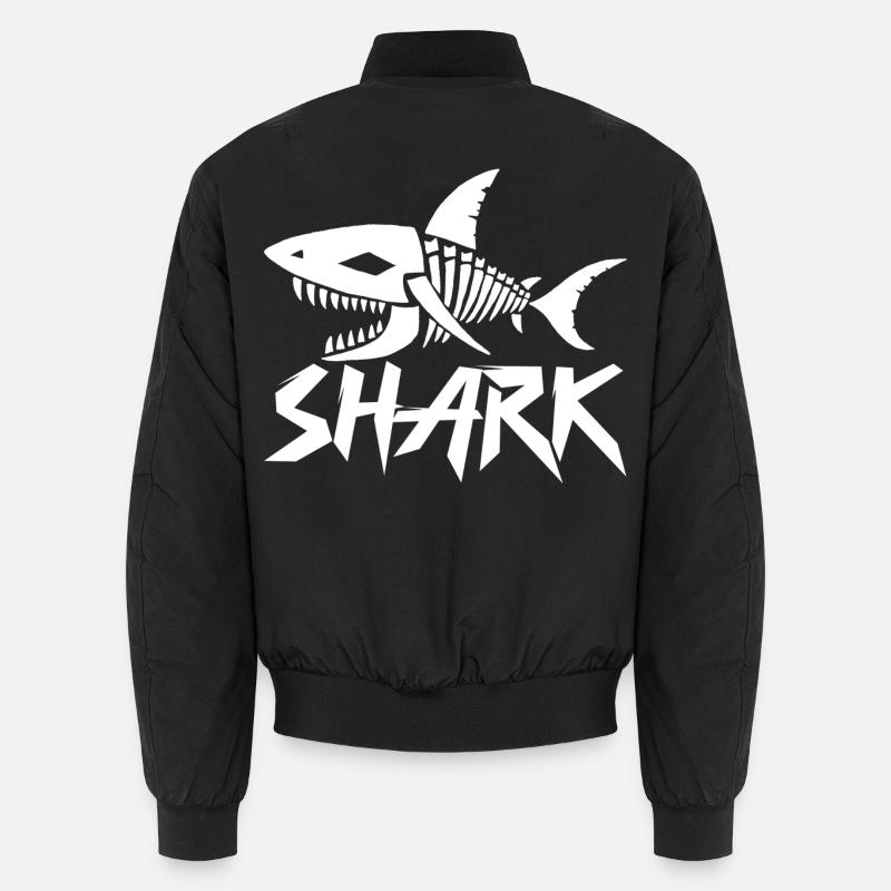 Shark skeleton Unisex Bomber Jacket
