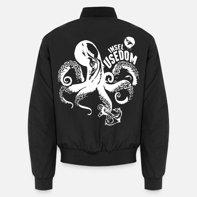Chemise de l’île d’Usedom - Bomber unisexe - noir