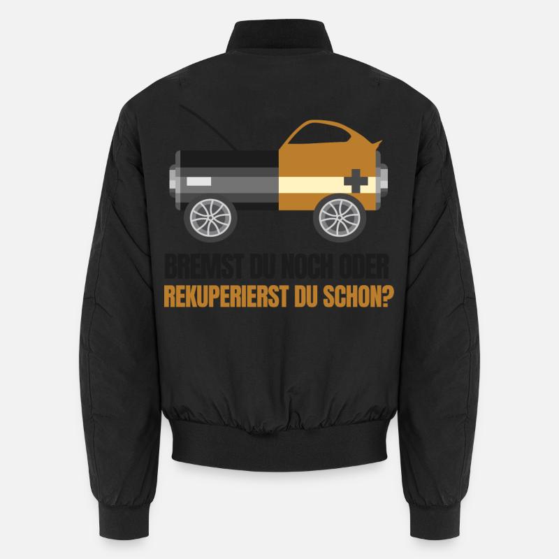 E-Autofahrer - Unisex Bomberjacke - Schwarz