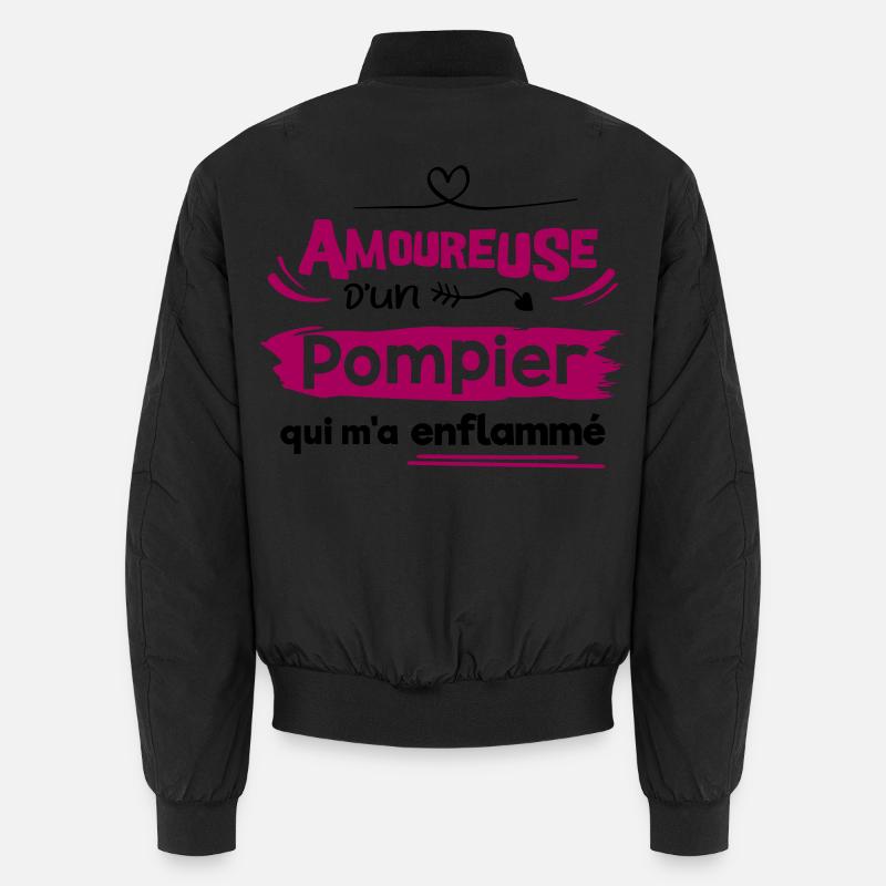 Amoureuse d'un pompier, cadeau spécial pompier Bomber unisexe