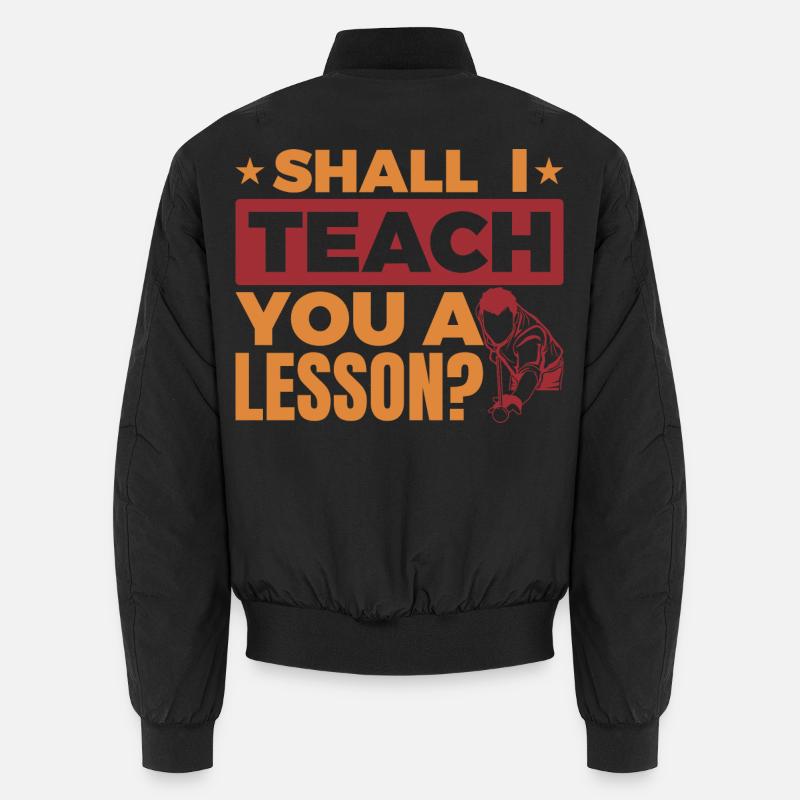 Witziger Billard Spruch Unisex Bomberjacke