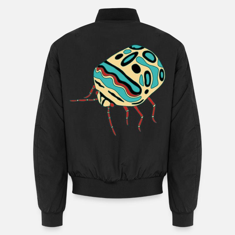 Multicolored insect Unisex Bomber Jacket