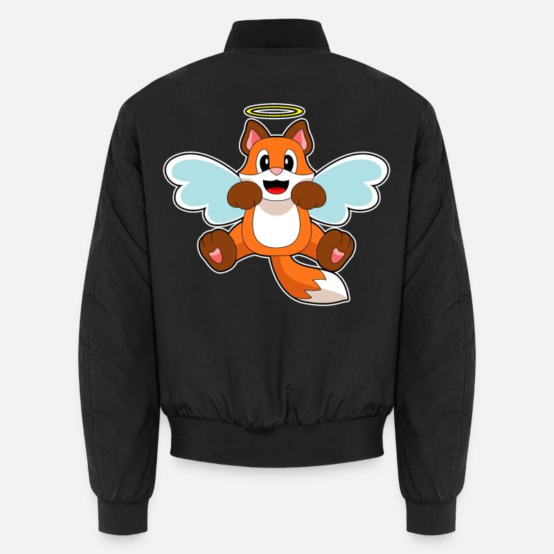 Fox Angel - Bomber unisexe - noir