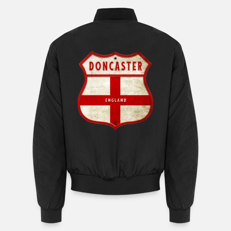 Doncaster Angleterre Drapeau Armoiries Bomber unisexe