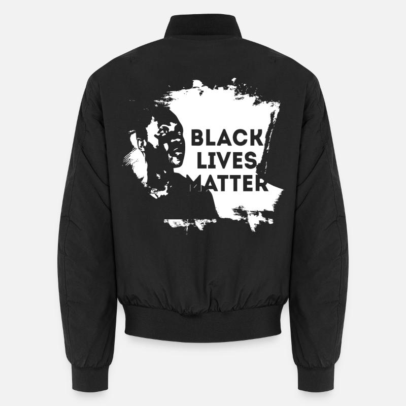 Black Lives Matter - Unisex Bomber Jacket - black