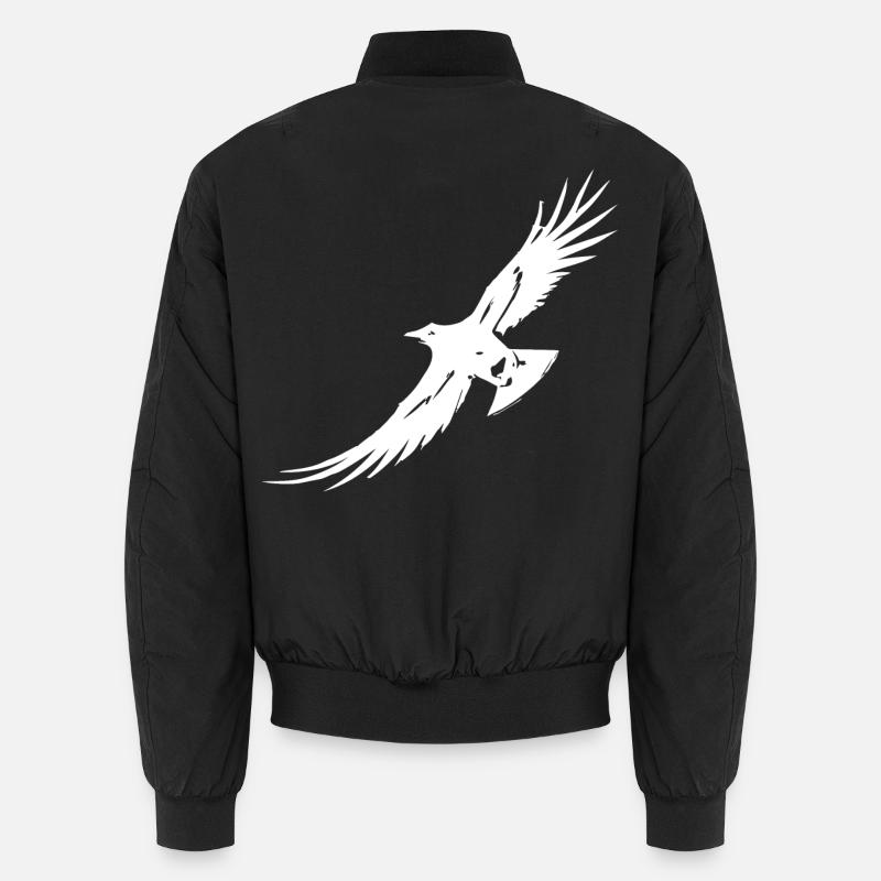 Flying Raven Unisex Bomber Jacket