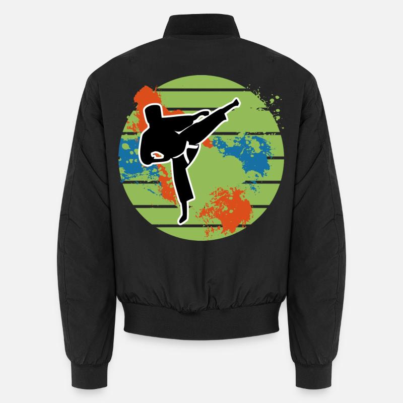 Karate Freizeit Geschenk Karateka Kampfsport Unisex Bomberjacke