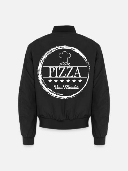 Pizza, Pizzabäcker, Meister - Unisex Bomberjacke - Schwarz