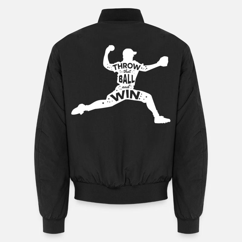 Baseball Spruch Unisex Bomberjacke