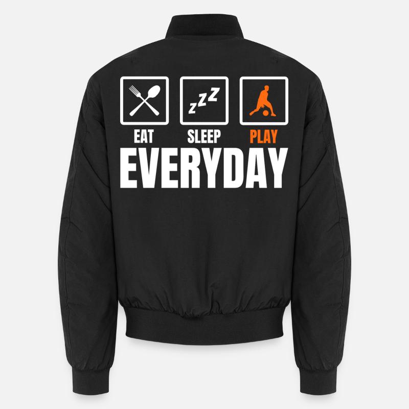 Basketball player routine - Unisex Bomber Jacket - black