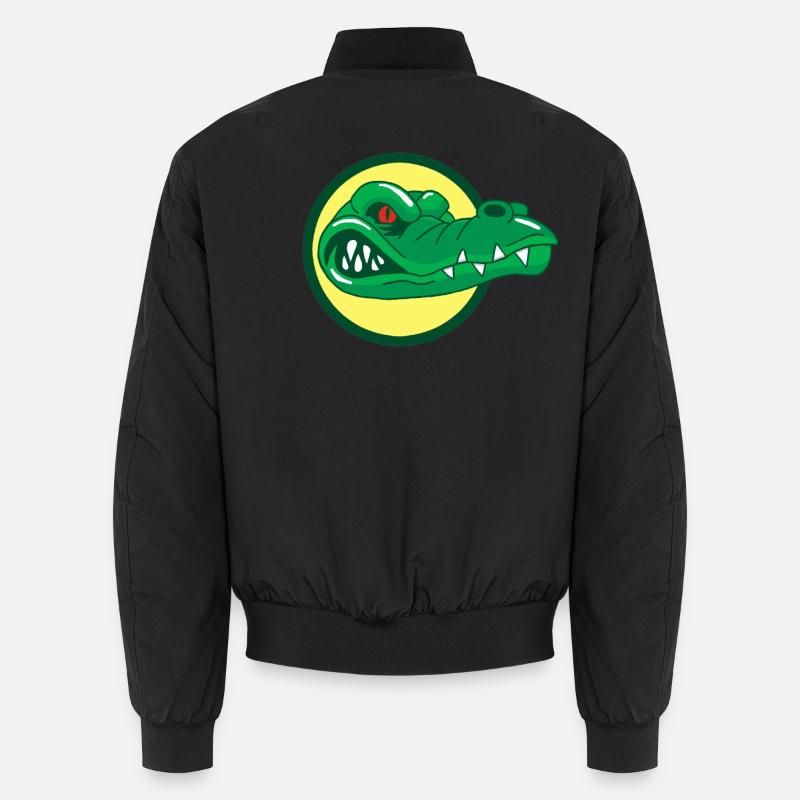 Tête de crocodile Bomber unisexe