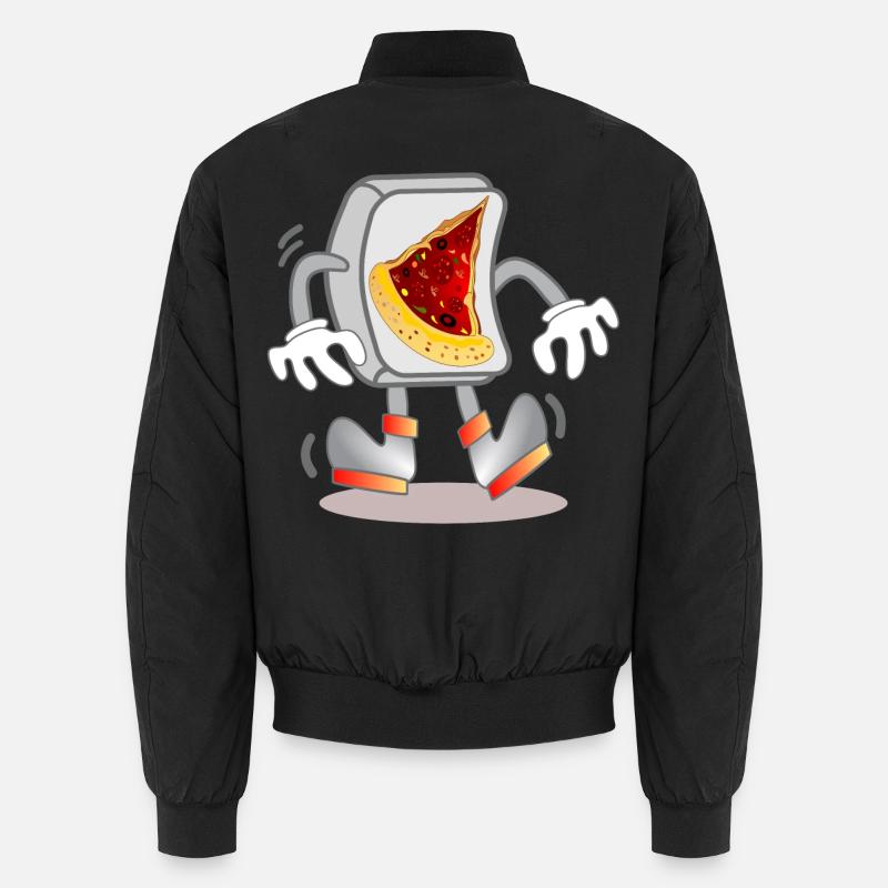 Computer - PIZZA ORDER - Unisex Bomber Jacket - black
